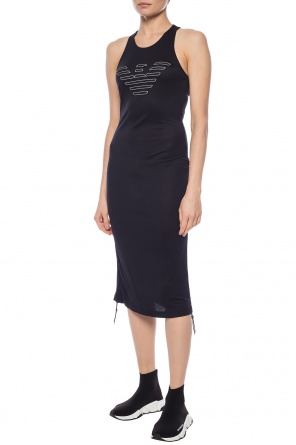 Dress with sewn-on logo, zdjęcie 2 Dress with sewn-on logo od Emporio Armani